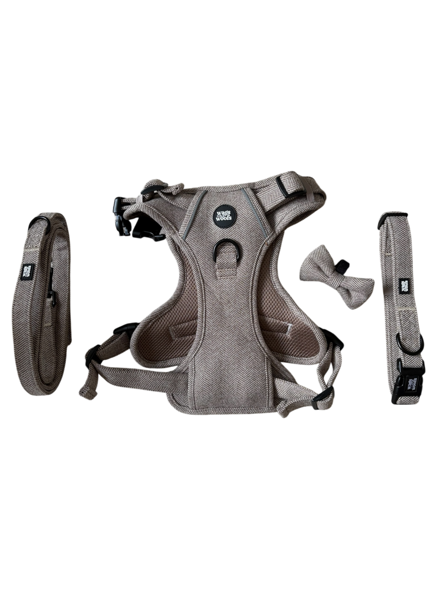 Brown Tweed Walking Set