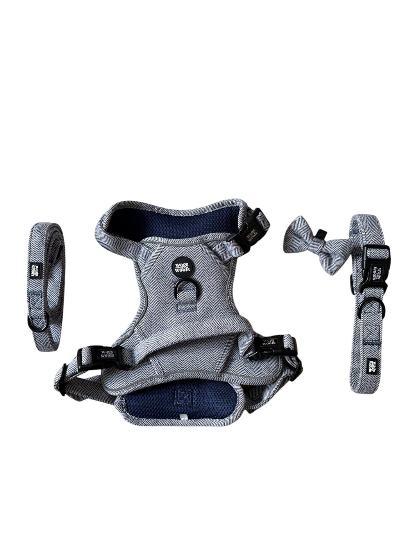 Navy Tweed Walking Set