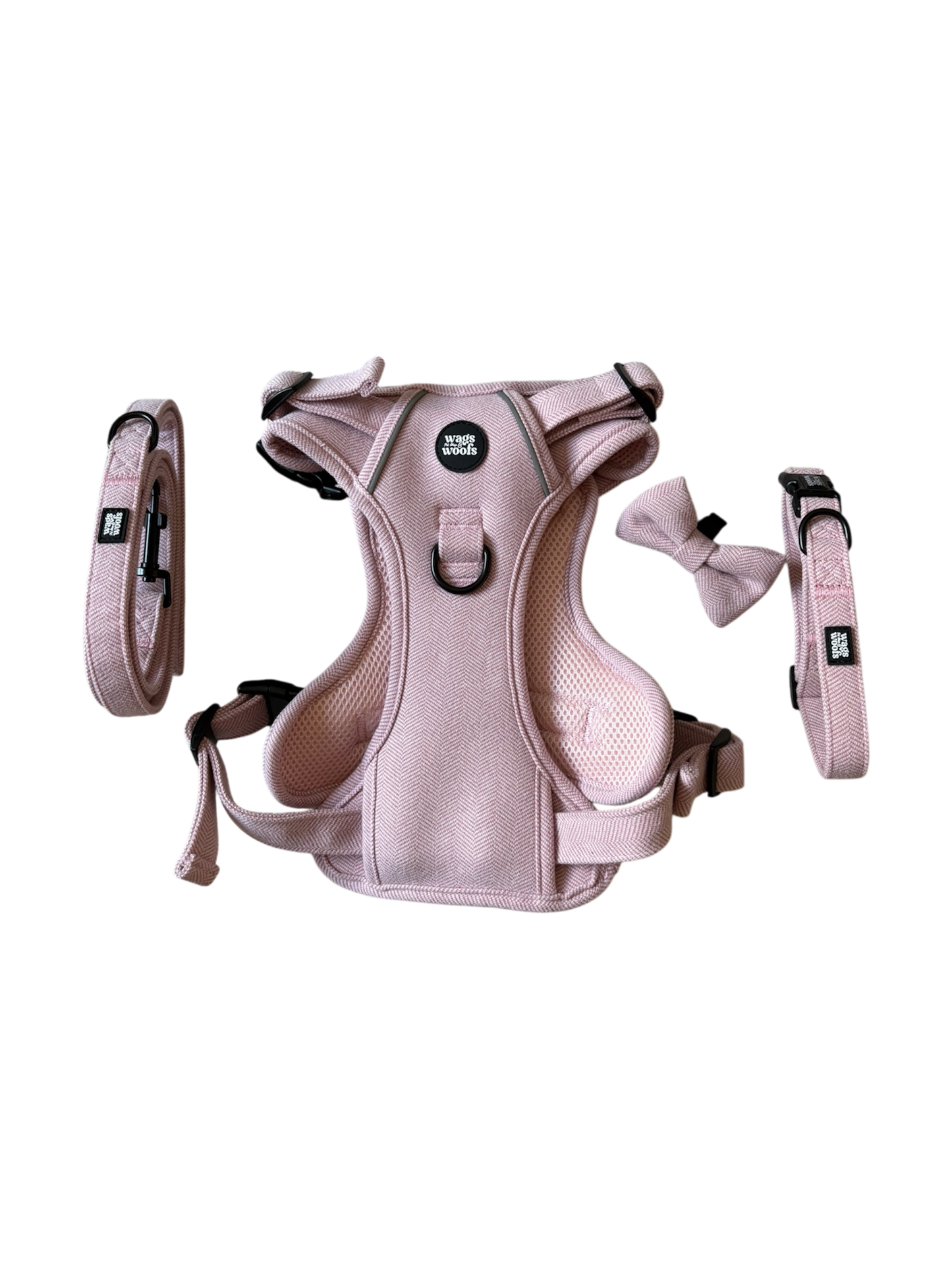 Pink Tweed Walking Set