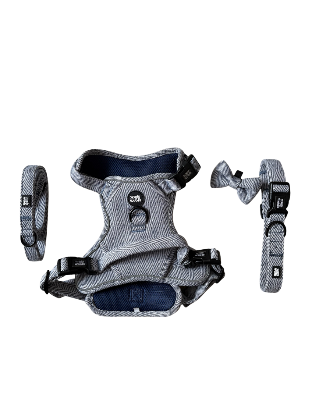 Navy Tweed Walking Set
