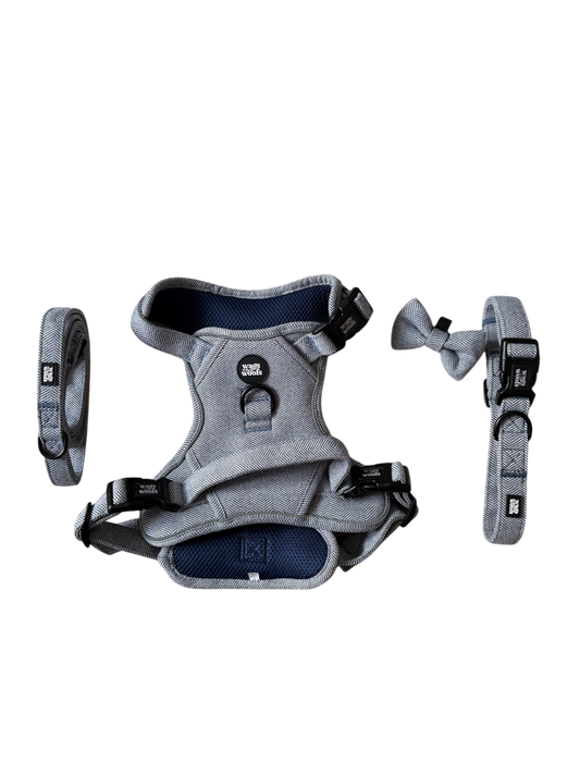 Navy Tweed Walking Set