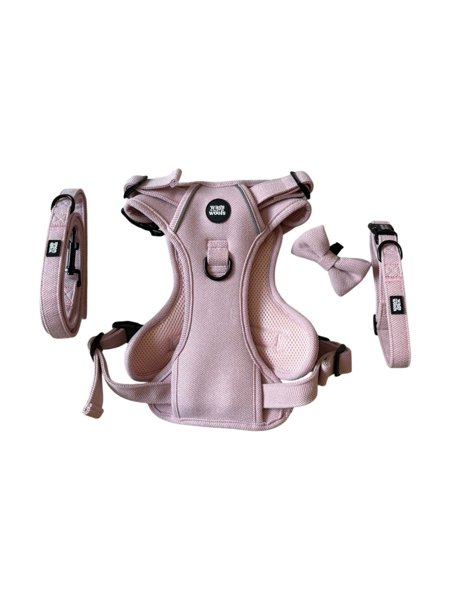 Pink Tweed Walking Set