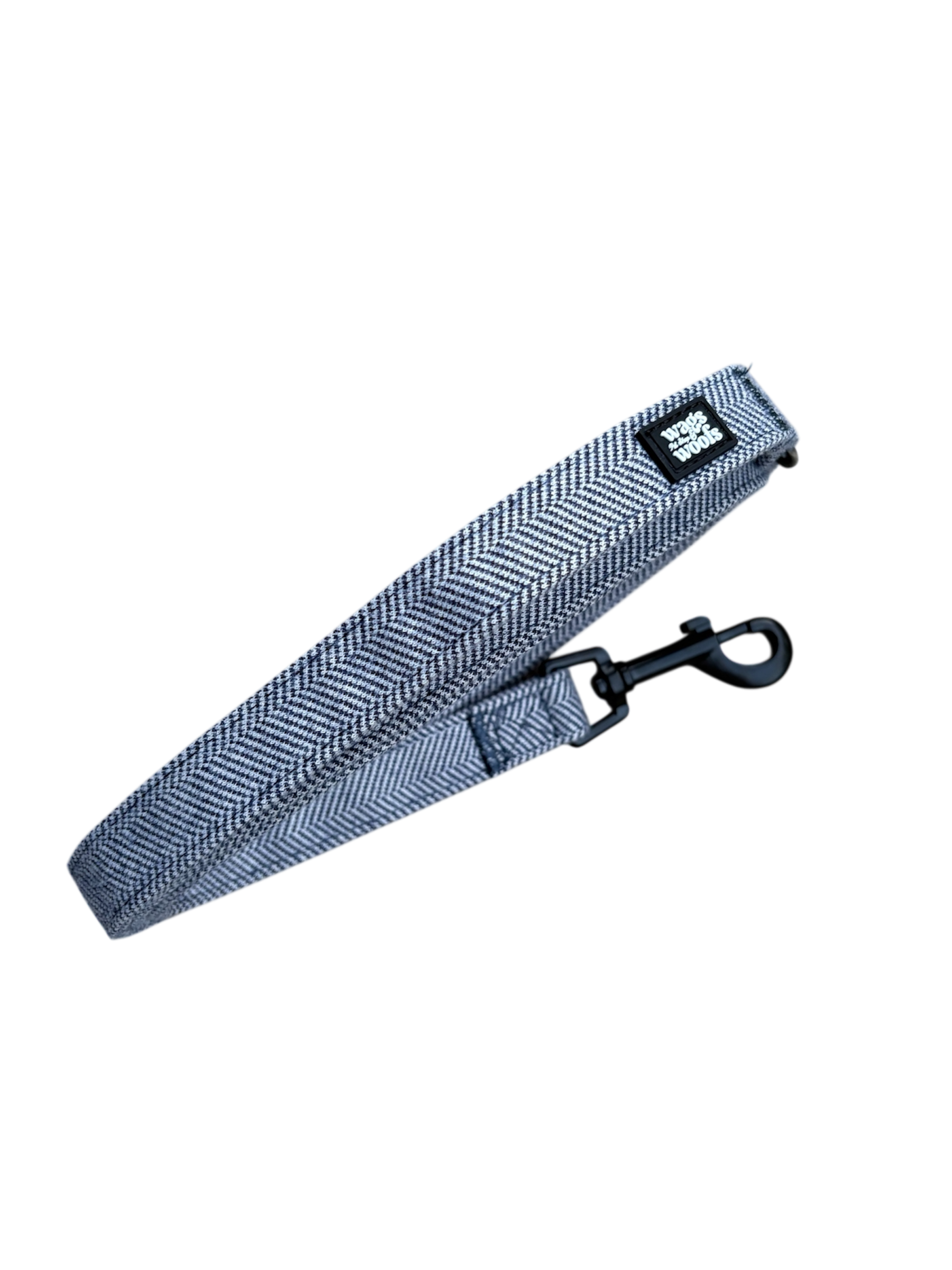 Navy Tweed Dog Lead