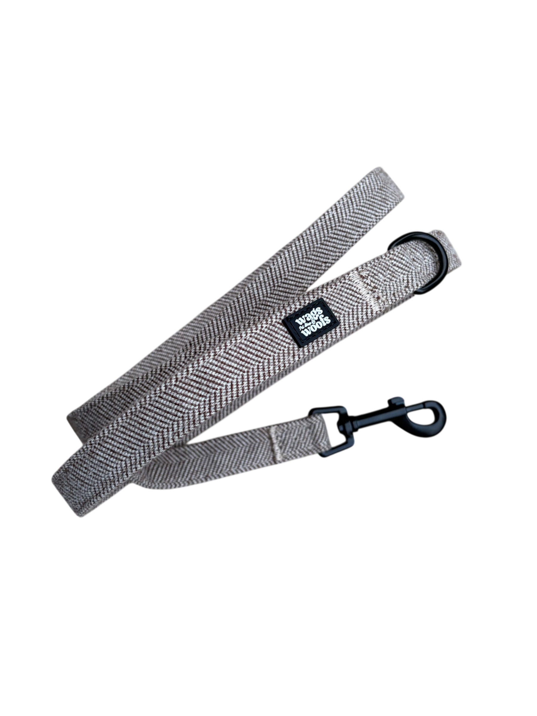 Brown Tweed Dog Lead