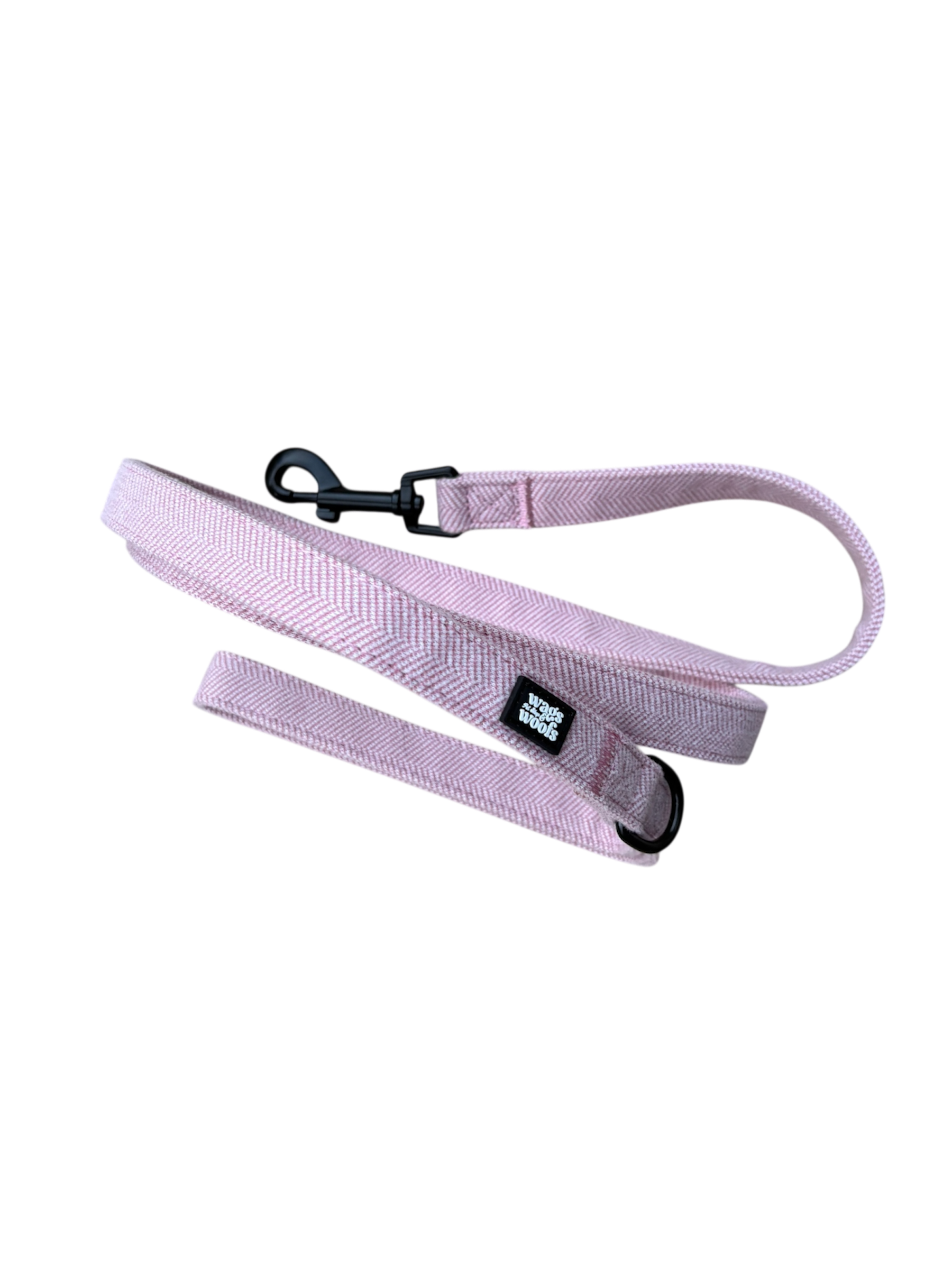 Pink Tweed Dog Lead